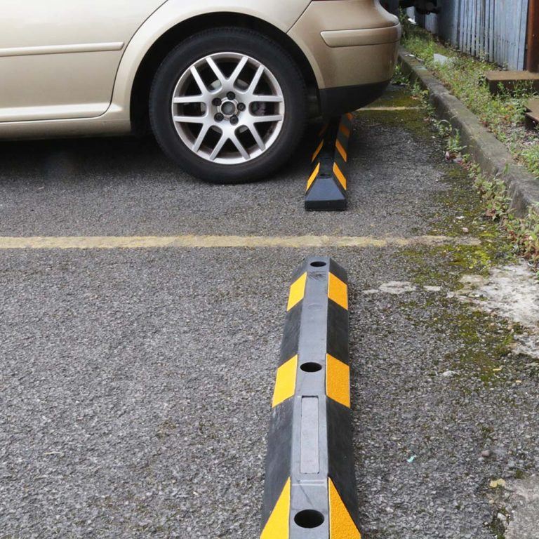 Rubber Wheel Stop Parking Bumpers Rizistal